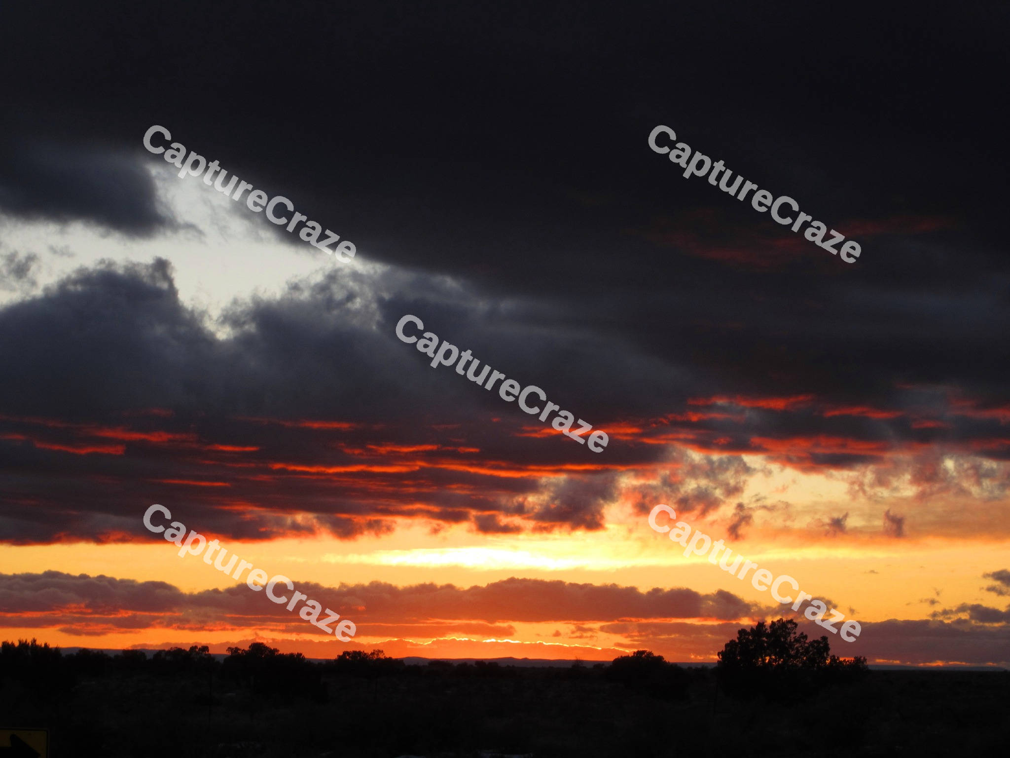 Spectacular sunset